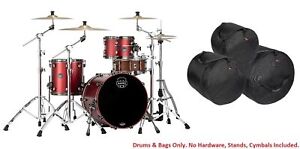 Mapex Saturn Evolution Tuscan Red Lacquer Drums 20x16,12x8,14x14 Shells | Dealer