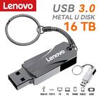 Lenovo USB 16TB USB 3.0 High Speed Pen Drive 8TB 4TB Transfer Metal Memory