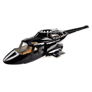 600 RC Helicopter Airwolf Fuselage 600 Size Airwolf Black with Metal Retract