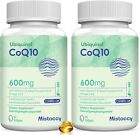 CoQ10 600mg Softgels | High Absorption 120 Count (Pack of 1), Yellow