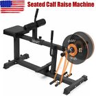Adjustable Seated Calf Raise Machine with Band Pegs For Leg Strength Training