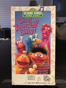Sing Yourself Silly (VHS 1990) Sesame Street Songs Jim Henson RARE CULT HTF 
