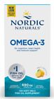 Nordic Naturals Omega-3 Fish Oil 120 Soft Gels Exp. 01/2026+