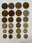 Assorted Foreign World Silver & Copper  Coin Various Mixed Lot.  1 Dated 1869