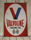 Valvoline Motor Oil Gas Station Tin Sign Vintage Rustic Style Ad Mechanic Garage
