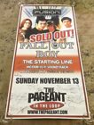 FALL OUT BOY ~ PANIC! AT THE DISCO SIGNED HUGE CONCERT POSTER PAGEANT ST. LOUIS