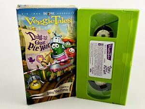 Veggie Tales Duke And The Great Pie War VHS 2005 Big Idea RARE GREEN TAPE