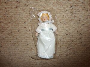 New ListingNEW Vintage 1983 Avon Victorian Collector Doll Hand Painted Bisque with Stand