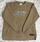 Folklore Album Chenille Patch Crewneck Sweater Taylor Swift Official Merch