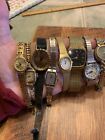 Vintage  Watch Lot For Repair Seiko Gruen Wittnauer Waltham Timex More For Parts