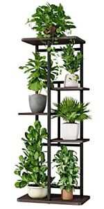 Large Multiple Plant Stands Indoor Metal Outdoor 5 Tier Black Tall Shelf For Flo