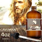 4oz Caveman™ Beard Oil for Men - Grooms Beard Mustache Boosts Hair Growth