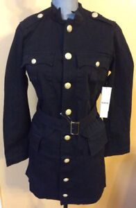 HUDSON Ladies Black Button Up Light Jacket Size Small