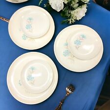 6 Taylor Smith & Taylor Boutonniere Ever Yours 6 & 10 Bread Dinner Salad Plates