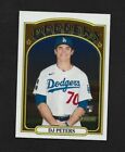 2021 Topps Heritage High Number DJ Peters #532 Chrome Parallel 42/999 Dodgers