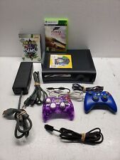 Microsoft Xbox 360 15GB Console With Cables, Games, Controllers - Tested