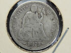 1874-S Liberty Seated Dime, VG