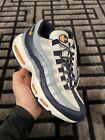 Size 8 Nike Air Max 95 SE Navy Orange! No Insole! Trusted Seller! Fast Ship!
