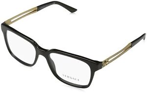 Versace Men's Black Eyeglasses  0VE3218 GB1 53mm