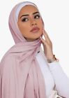 Jersey Hijab Scarves for Women Modesty Stylish Soft Turban Cap Head Wrap Scarf.