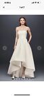 David’s bridal Mikado Wedding Gown Plus Size-20