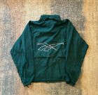 Vintage 90's Reebok Windbreaker Jacket Green Size Large (Tagged Small)
