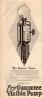 1923 Fry Visible Gas Pump  Original ad