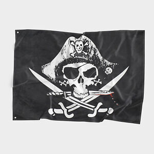 Dead Man's Chest Pirate Flag 3x5' Feet Outdoor Jolly Roger Sabers Swords Deadman