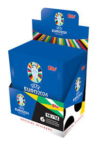 2024 Topps UEFA Euro Cup 50 Pack Soccer Sticker Box (300 Stickers)