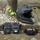 Helmet DOT ATV Dirt Bike Motocross UTV Adult Motorcycle /Gloves Off-Road Racing