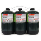 6 Pack Lightweight Coleman Propane Camping Cylinders 16 Ounce Each