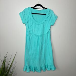 Fresh Produce Drop-Waist Knit Casual Dress with Ruffle Hem | Size S