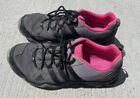 Adidas AX2 Shoes Womens 9 Traxion Adiprene Hiking Sneakers Black Pink Mesh Euc