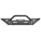 Black Steel Front Winch Bumper or Rear Bumper for Jeep Wrangler JL 2018-2024 (For: Jeep)