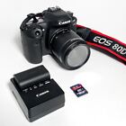 Canon EOS 80d Digital SLR Camera With 18-55mm Is STM Lens - Charger and SD Card