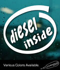 Diesel Inside STICKER VINYL DECAL COAL TDI