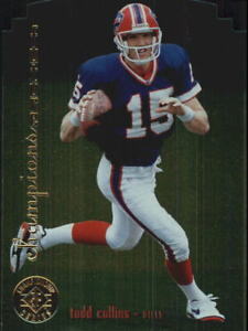 1995 SP Championship Die Cuts Buffalo Bills Football Card #4 Todd Collins