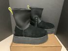 New! Womens UGG Classic Dipper Black Suede Platform Boots. Size 9. Awesome Boots