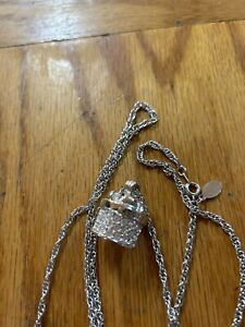 Joan Rivers Silver Package Necklace