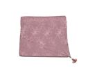 New Listing1 Vintage Pink Mauve Curtain Drape Attached Valance Tassel Damask Print Luxury