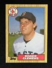 1987 Topps Roger Clemens #340 Baseball Card Boston Red Sox