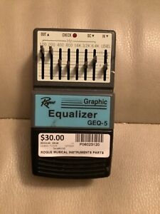 Rogue GEQ-5 Equalizer Effects Pedal 7 Band EQ Free USA Shipping