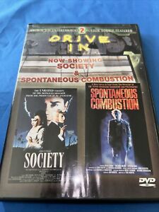 SOCIETY & SPONTANEOUS COMBUSTION DVD ANCHOR BAY