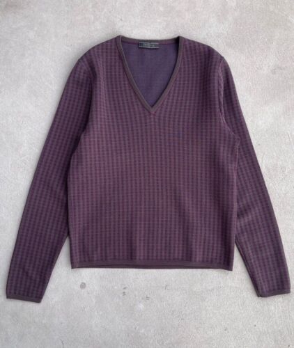 Prada Wool  V-Neck Sweater Men’s Size 46