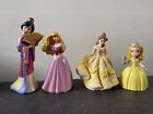 Lot of 4 Disney Princess Figurines Cake Toppers Figures PVC 1-3