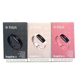 Fitbit Inspire 2 Fitness Tracker And Heart Rate Monitor FB418 Black/White/Red