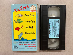 Dr. Seuss - One Fish, Two Fish, Red Fish, Blue Fish (VHS, 1989) Random House