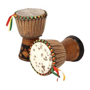 D'Jembe Drum | Original Traditional African Drum Musical Instrument Small 10-12