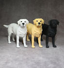 JJM Standing Labrador Retriever Model Pet Dog Animal Figure Car Decoration Gift