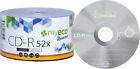 50 Pack  CD-R CDR 52X 700MB 80Min Economy Branded Logo Top Write Once Blank Medi